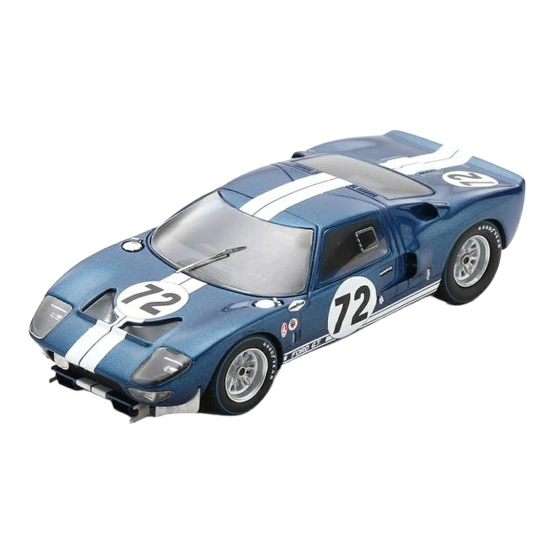 フォード USA GT40 #72 2000km デイトナ 1965 ブルー ホワイト B.Bondurant R.Ginther / Spark 1/43 ミニカー