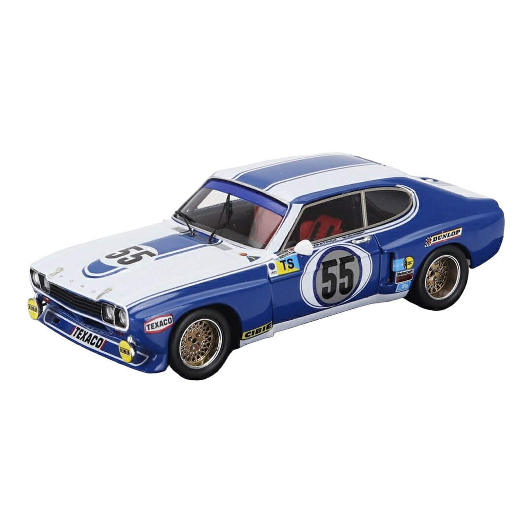  Fordフォード Capri 2600 LV 3.0L V6 #55 24時間ルマン 1973 Glemser/Fitzpatrick/Heyer ホワイト/ブルー 150 / Trofeu 1/43 ミニカー
