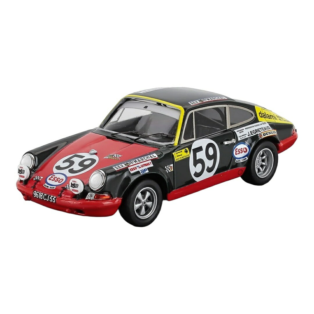  Porscheポルシェ 911S クーペ #59 24時間ルマン 1970 Jean Egreteaud/Jean Mesange ブラック/レッド 150台限定 / Trofeu 1/43 ミニカー