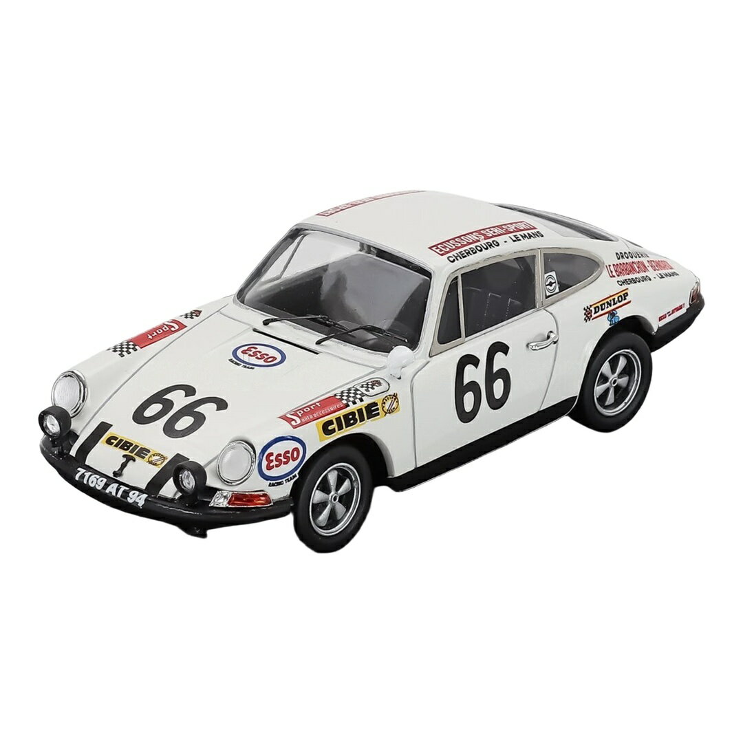  Porscheポルシェ 911S クーペ #66 24時間ルマン 1970 Claude Swietlik Jean Claude Lagniez ホワイト 150台限定 / Trofeu 1/43 ミニカー