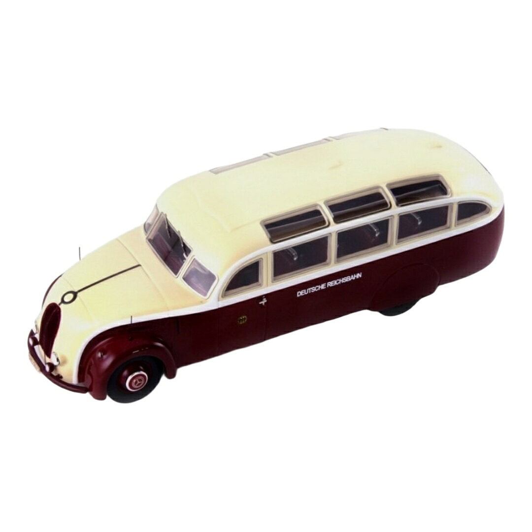 Mercedes Benzメルセデスベンツ LO 3100 バス Deutsche Reichsbahn 1935 アイボリーレッド / AUTOCULT 1/43 ミニカー