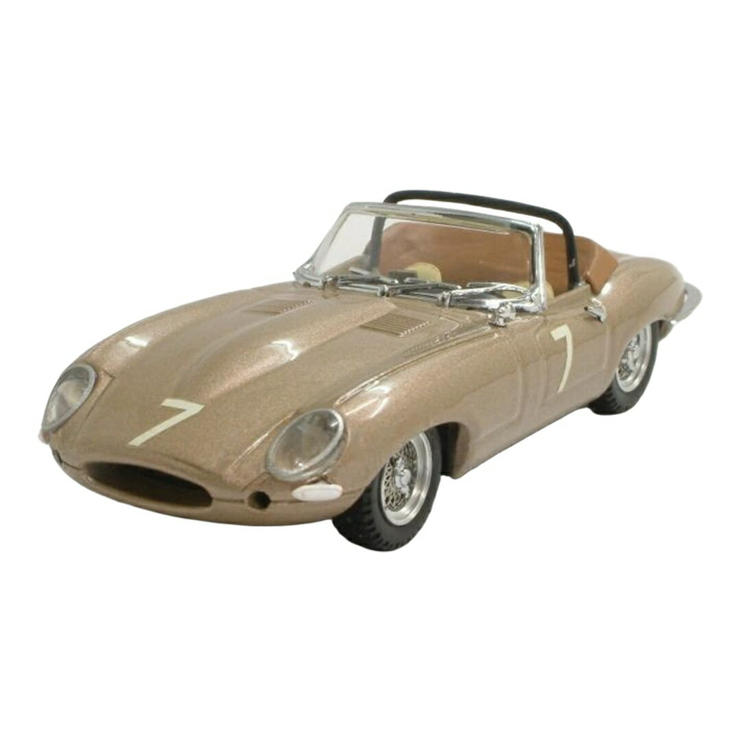 Jaguarジャガー Eタイプ スパイダー 1961 #7 Del Mar USA Wally Barnitz コッパーメタリック / BEST MODEL 1/43 ミニカー