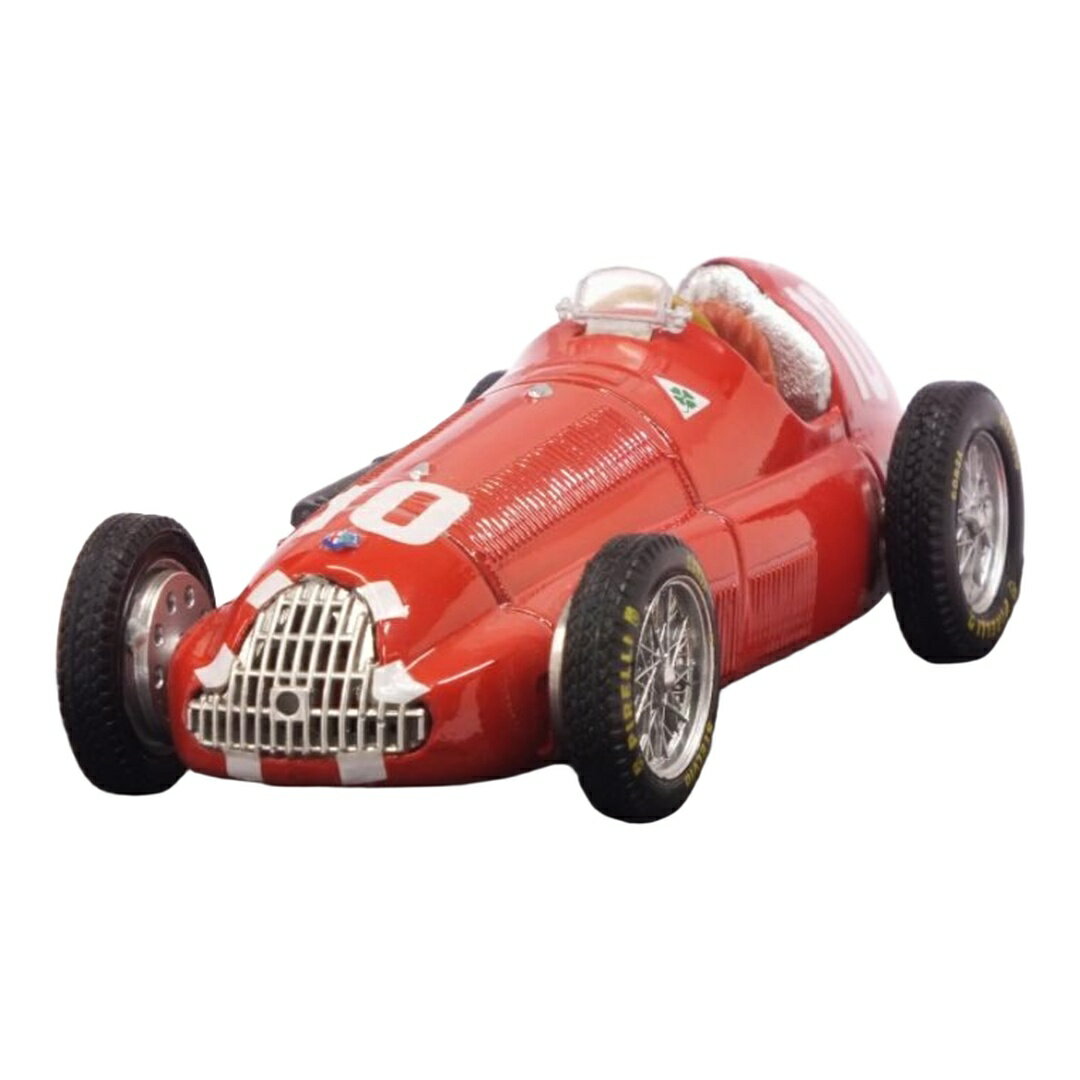 Rakuten - Alfa Romeoアルファロメオ 158 1950 イタリアGP 優勝車 ニーノ・ファリーナ #10 レッド / BRUMM 1/43 ミニカー