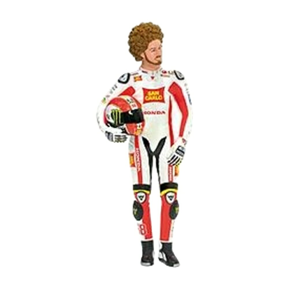 Marco Simoncelliマルコ・シモンチェリ フィギュア ポージング MotoGP 2011 ホワイト #58 / MINICHAMPS 1/6