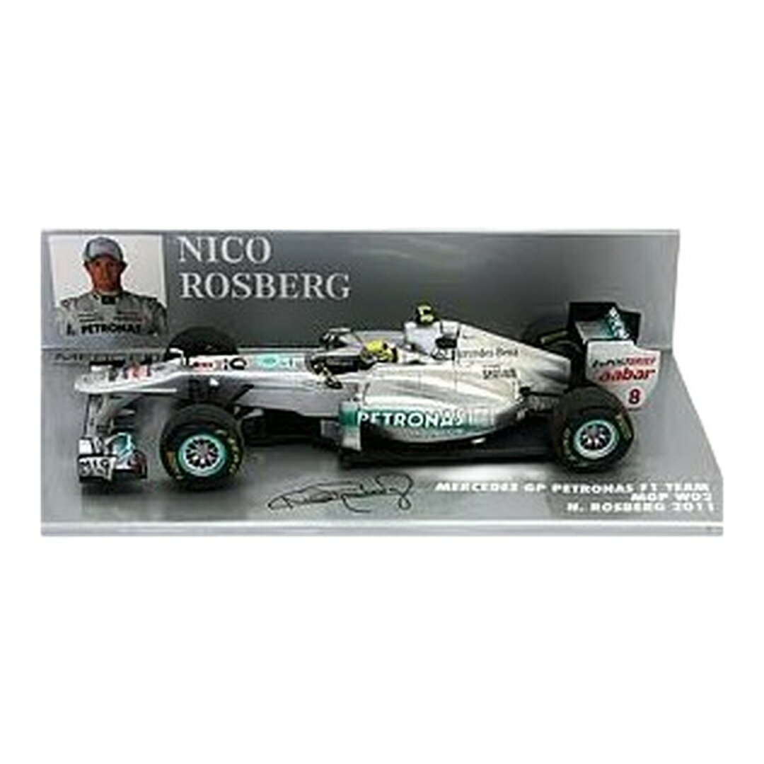 Rakuten - Mercedes Benzメルセデスベンツ MGP W02 #8 Nico Rosberg 2011 / Minichamps 1/43 ミニカー