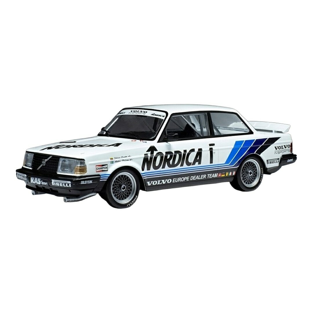 Volvoボルボ 240 Turbo #1 ETCC Brunn 1986 Cecotto Olofsson ホワイト / IXO MODELS 1/18 ミニカー