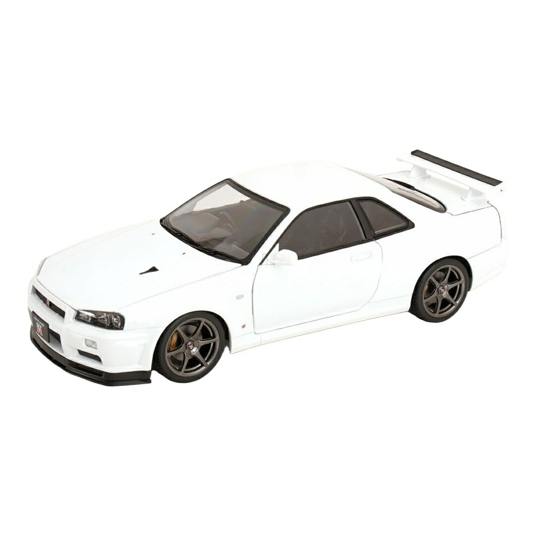 2026年発売予定 Nissan日産 Skylineスカイライン GT-R R34 V-SPEC II 2001 ホワイト 限定版 / KK-SCALE 1/12 ミニカー