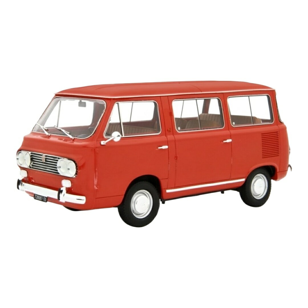 Fiatフィアット 850 Familiare 1965 レッド / LAUDO-RACING 1/18 ミニカー