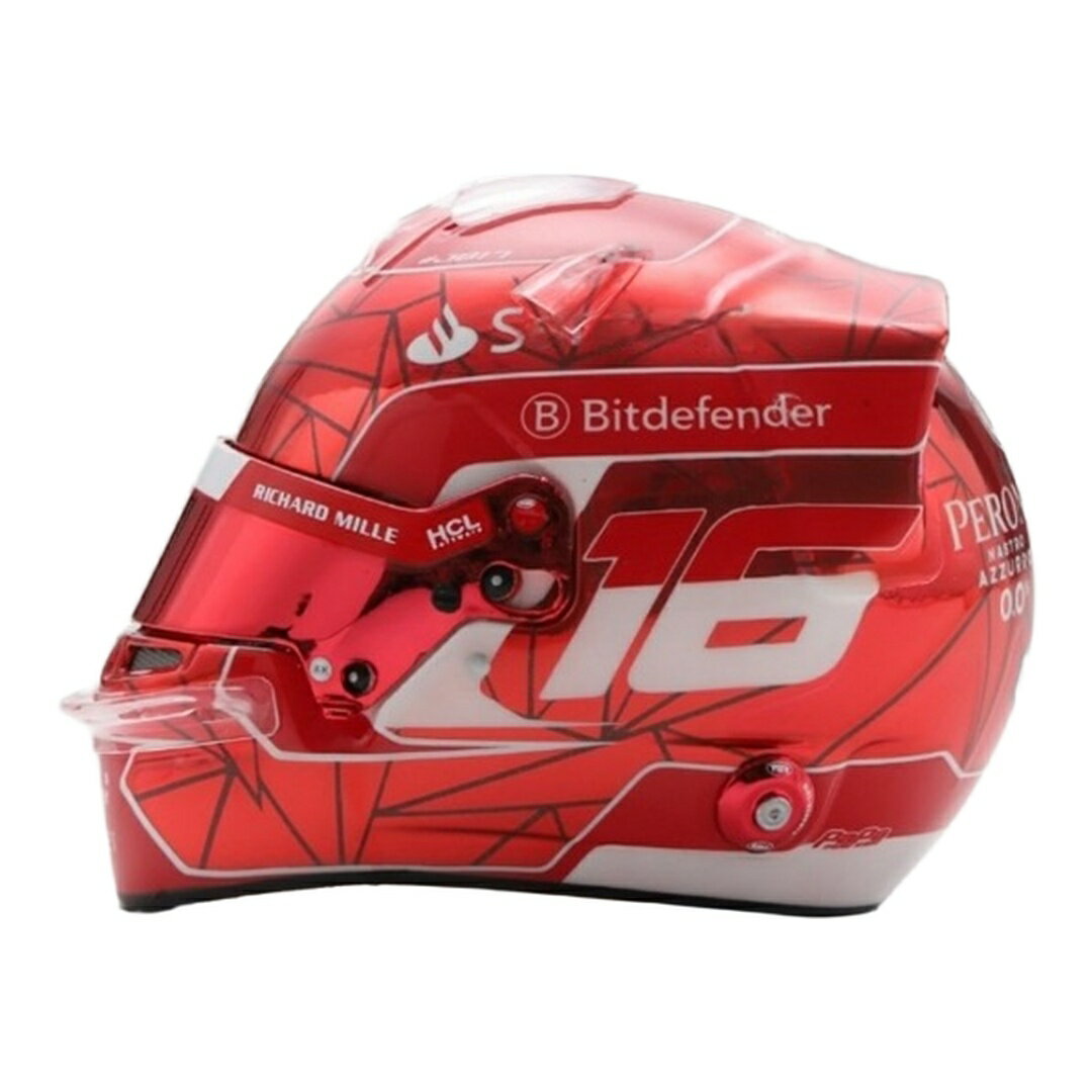 Rakuten - Charles Leclercシャルル・ルクレール Ferrariフェラーリ HP シンガポールGP 2024 ヘルメット #16 / LOOKSMART 1/5 ミニカー