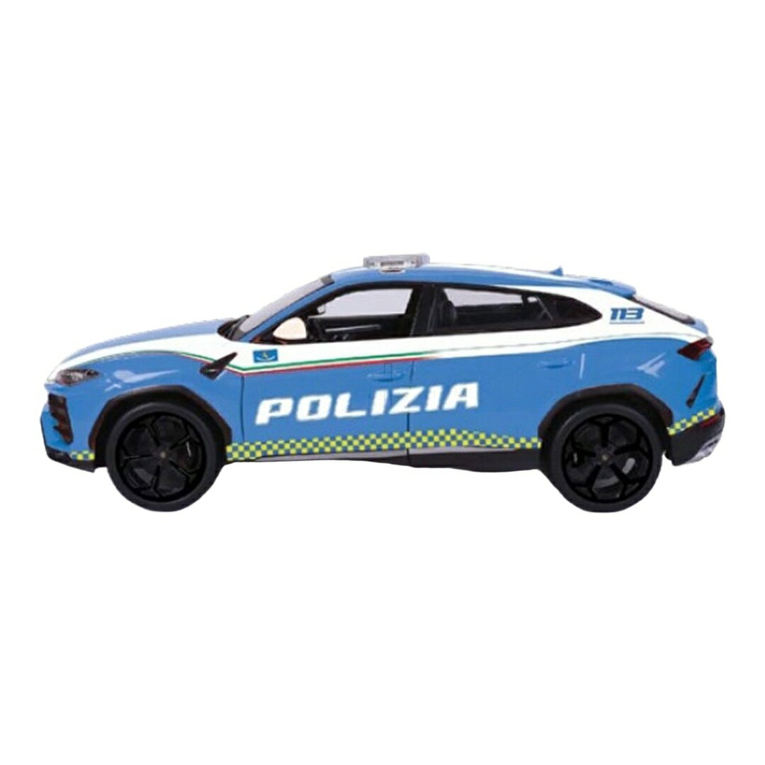  Lamborghiniランボルギーニ Urusウルス POLIZIA 2018 ライトブルー ホワイト 警察車両 / MAISTO 1/24 ミニカー