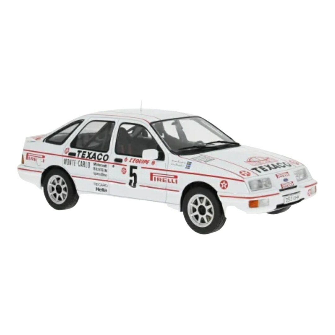 2026年発売予定 Fordフォード Sierra XR 4x4 #5 チームTexaco ラリーモンテカルロ 1987 Stig Blomqvist Bruno Berglund / MCG 1/18 ミニカー