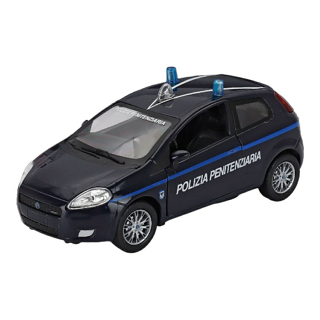 Fiatフィアット Grande Punto グランデプント Polizia Penitenziaria イタリア刑務所警察 2006 ダークブルー / NEW-RAY 1/24 ミニカー