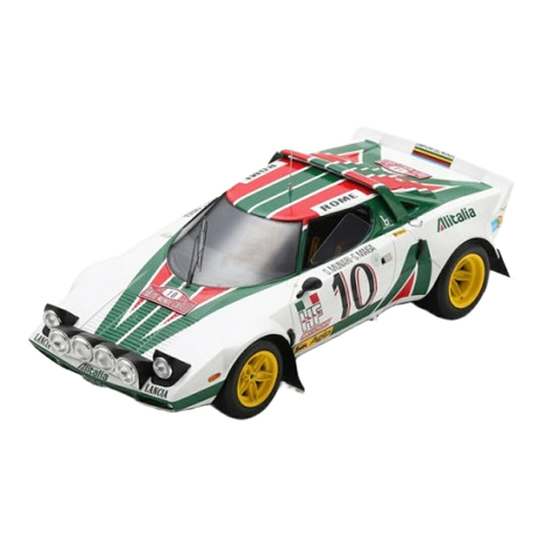 Lanciaランチア Stratos #10 優勝 ラリーモンテカルロ 1976 Munari Maiga / Spark 1/18 ミニカー