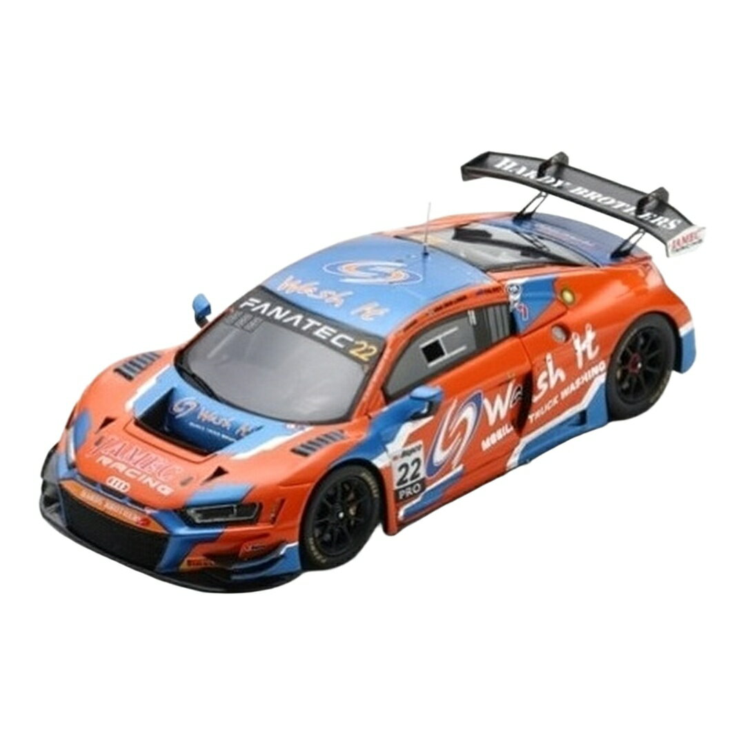 Audiアウディ R8 GT3 #22 2024 バサースト Talbot-Haase-Van Der Linde オレンジ/ブルー / SPARK MODEL 1/43 ミニカー