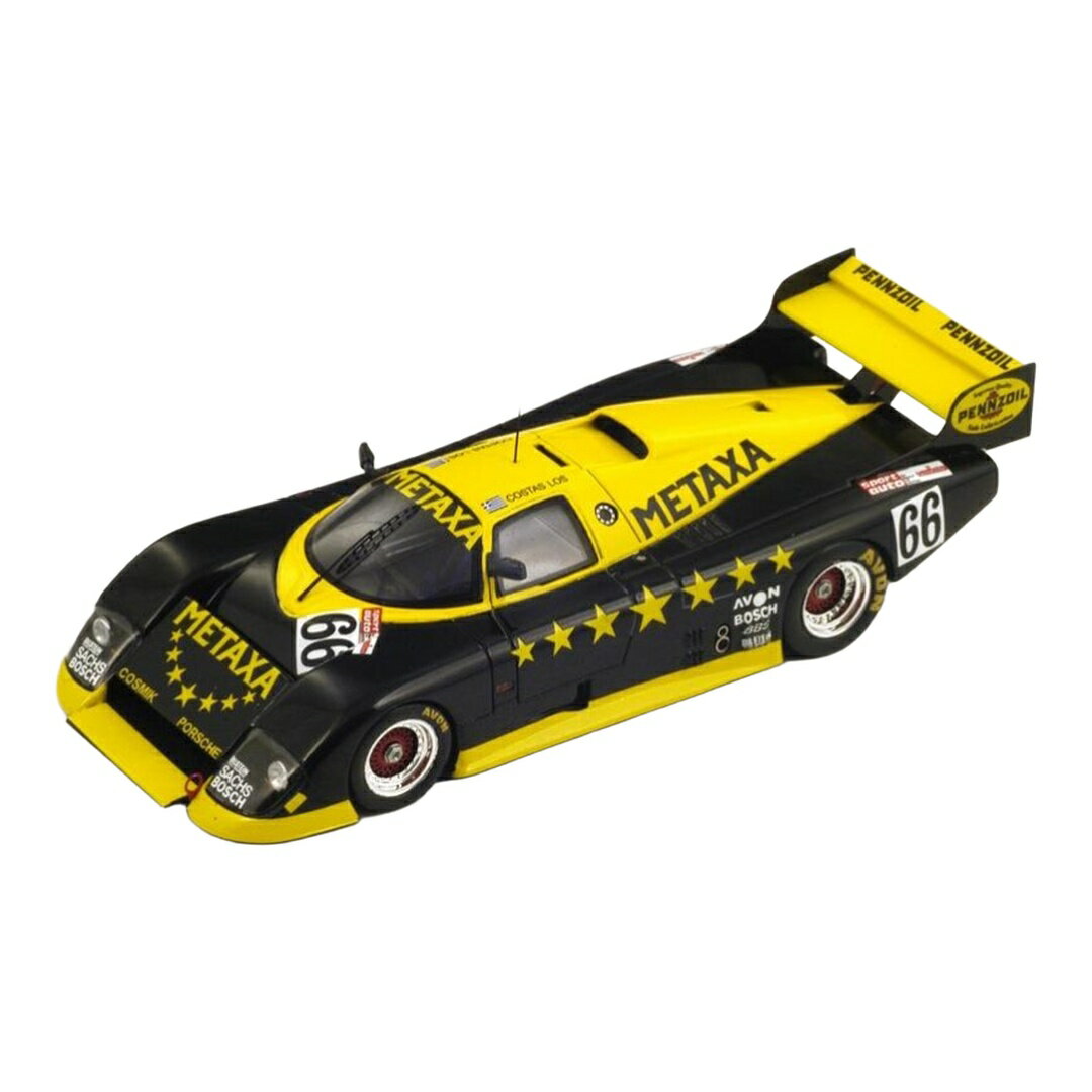 Marchマーチ 84G Porscheポルシェ #66 Cosmik Racing Metaxa ブラック/イエロー / Spark 1/43 ミニカー