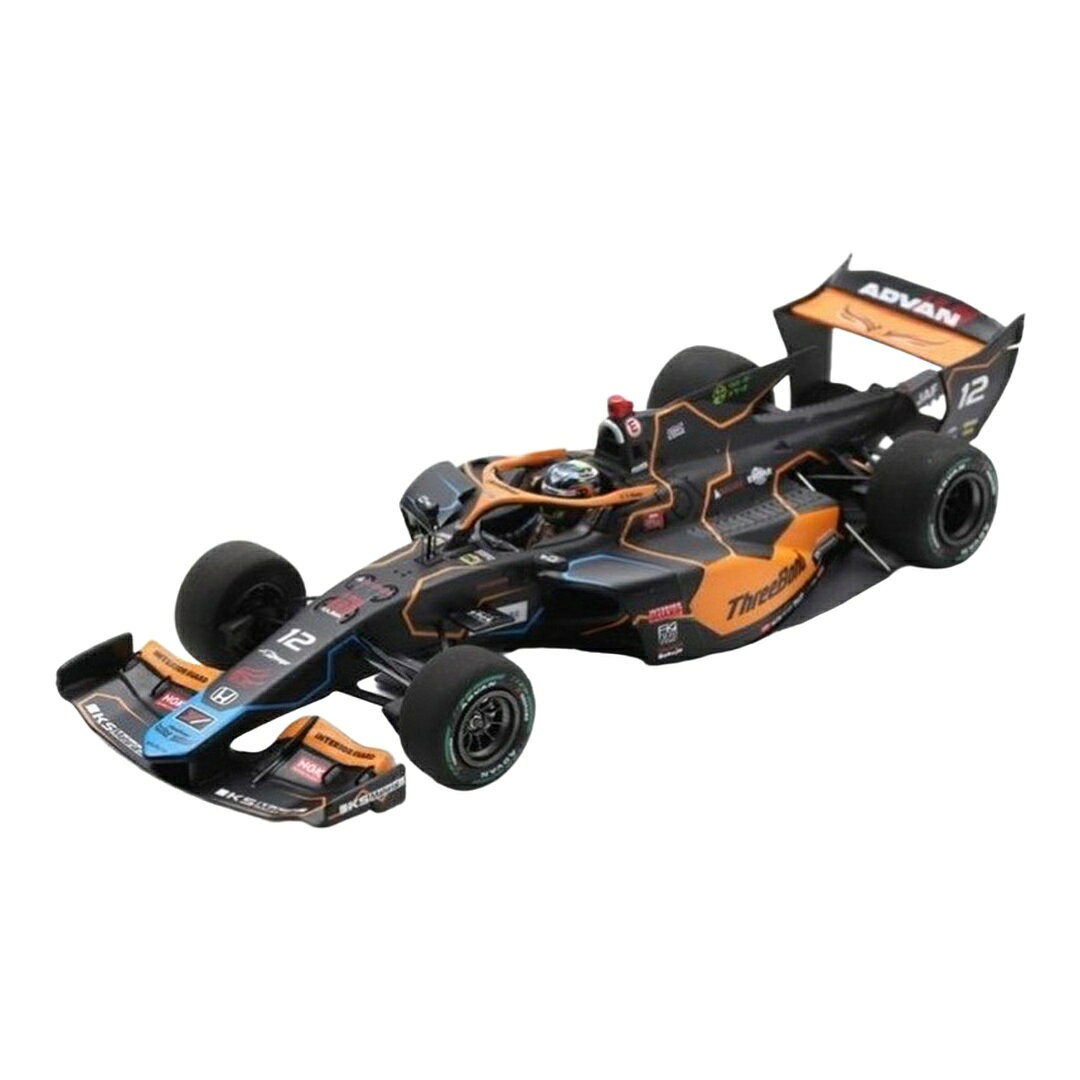 Threebond SF23 2024 ブラック/オレンジ #12 SuperFormula A.Miyake / SPARK MODEL 1/43 ミニカー