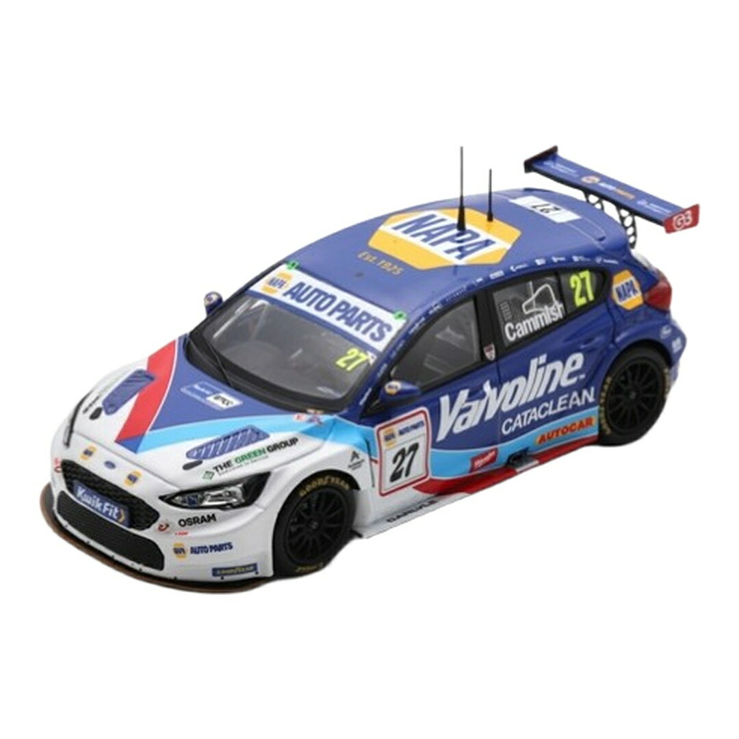 Fordフォード Focus #27 NAPA Racing UK Valvoline BTCC 2025 Cammish 500台限定 / Spark 1/43 ミニカー