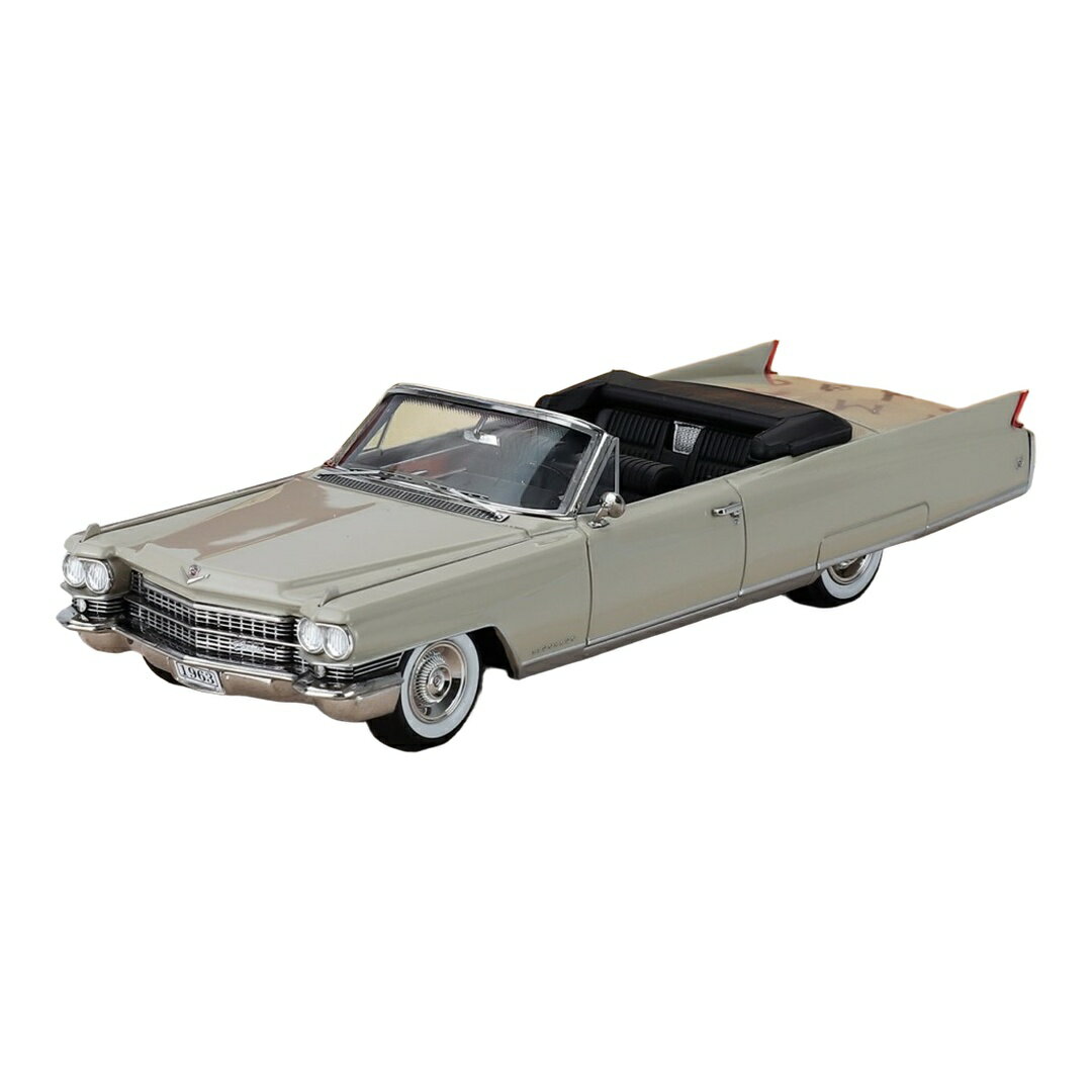 【予約】2026年発売予定 Cadillacキャデラック Eldoradoエルドラド Biarritzビアリッツ カブリオレ 1963 アイボリー 199台限定 / STAMP-MODELS 1/43 ミニカー
