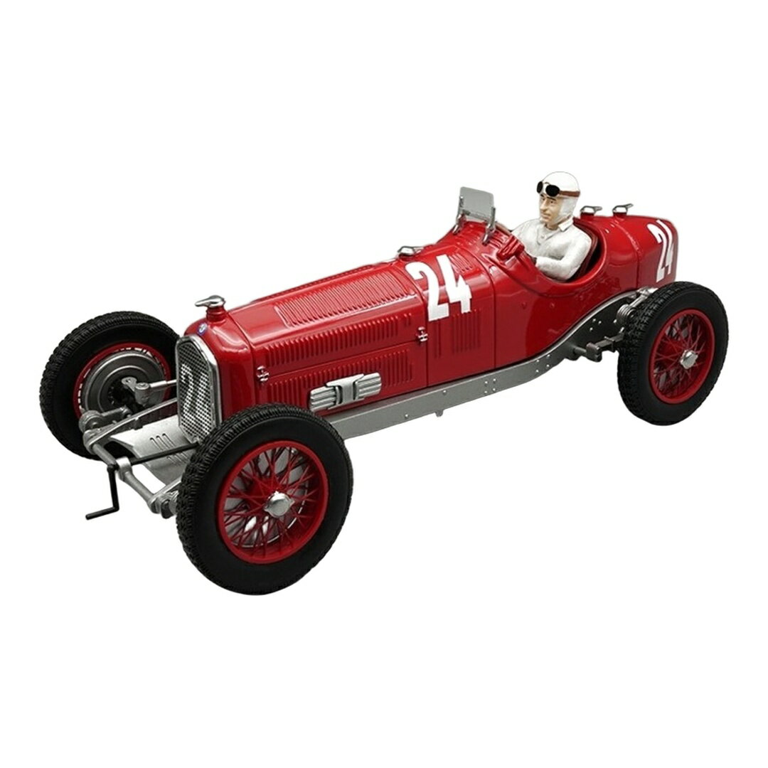 Alfa Romeoアルファロメオ P3 Tipo B 1932 レッド #24 GP Italy Tazio Nuvolari ドライバーフィギュア付 / TECNOMODEL