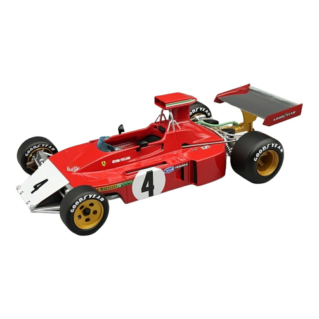 Rakuten - Ferrariフェラーリ 312B3 Broken Nose 1973 レッド #4 カナダGP Arturo Merzario / TECNOMODEL 1/18 ミニカー