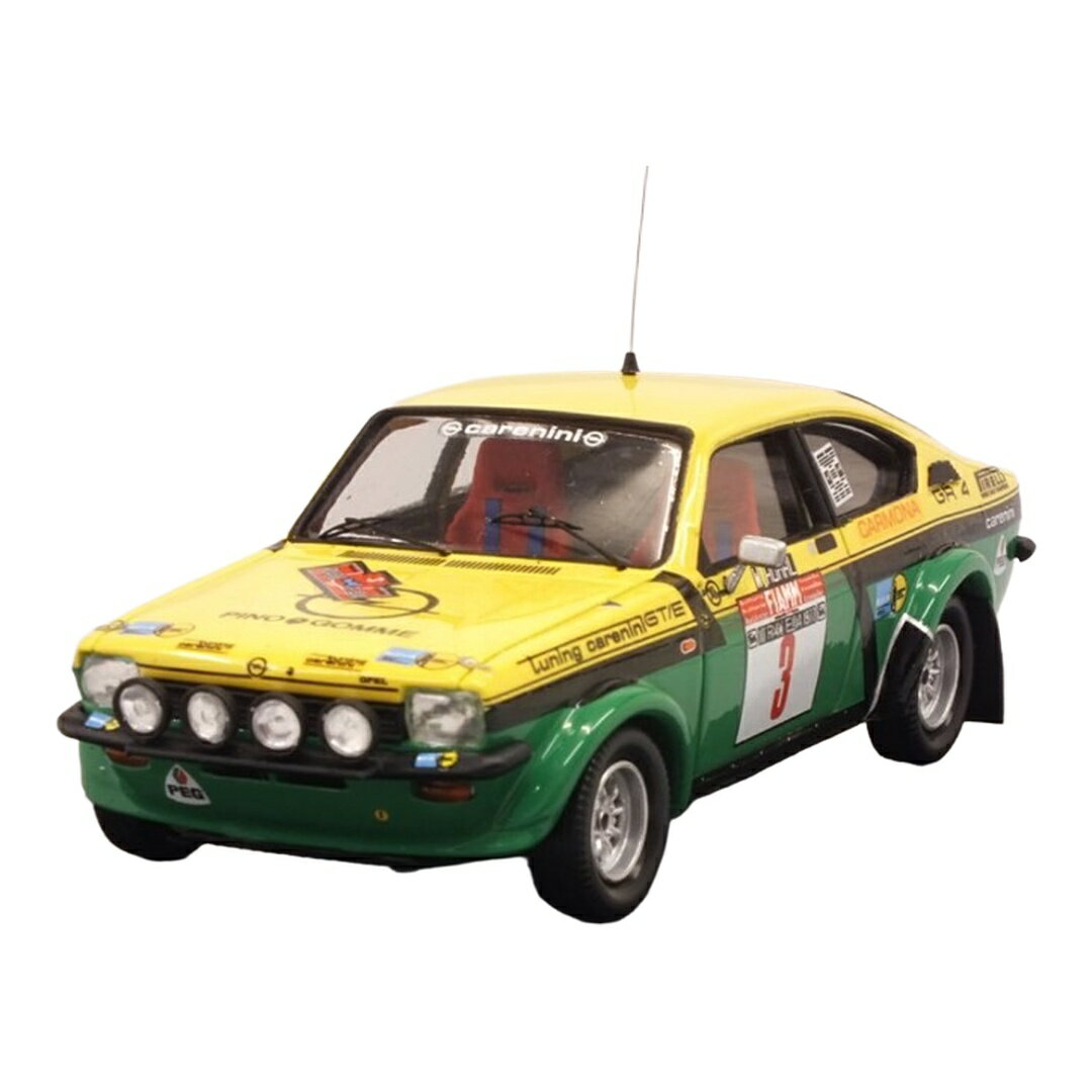 樂天商城 - Opelオペル Kadettカデット GT/E #3 1977 ラリー・デル・イゾラ・デルバ Walter Rohrl イエロー/グリーン / TROFEU 1/43 ミニカー