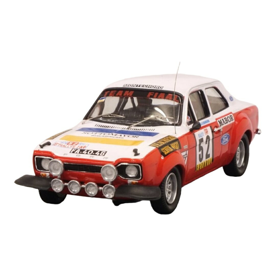 Fordフォード Escortエスコート Mk1 #52 TAPラリー 1974 Fontainhas Seromenho ホワイト/レッド / TROFEU 1/43 ミニカー