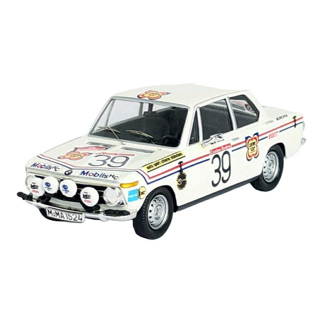 BMW 2002 TI 39 1973 アルペンファールト ストロッペ スモレイ ホワイト / TROFEU 1/43 ミニカー