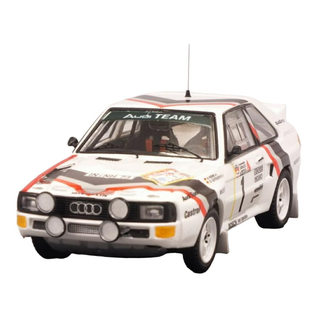 Audiアウディ Quattroクワトロ 1984 ホワイト #1 Stadte Rally 優勝車 Rohrl Geistdorfer Friday Evening Versio