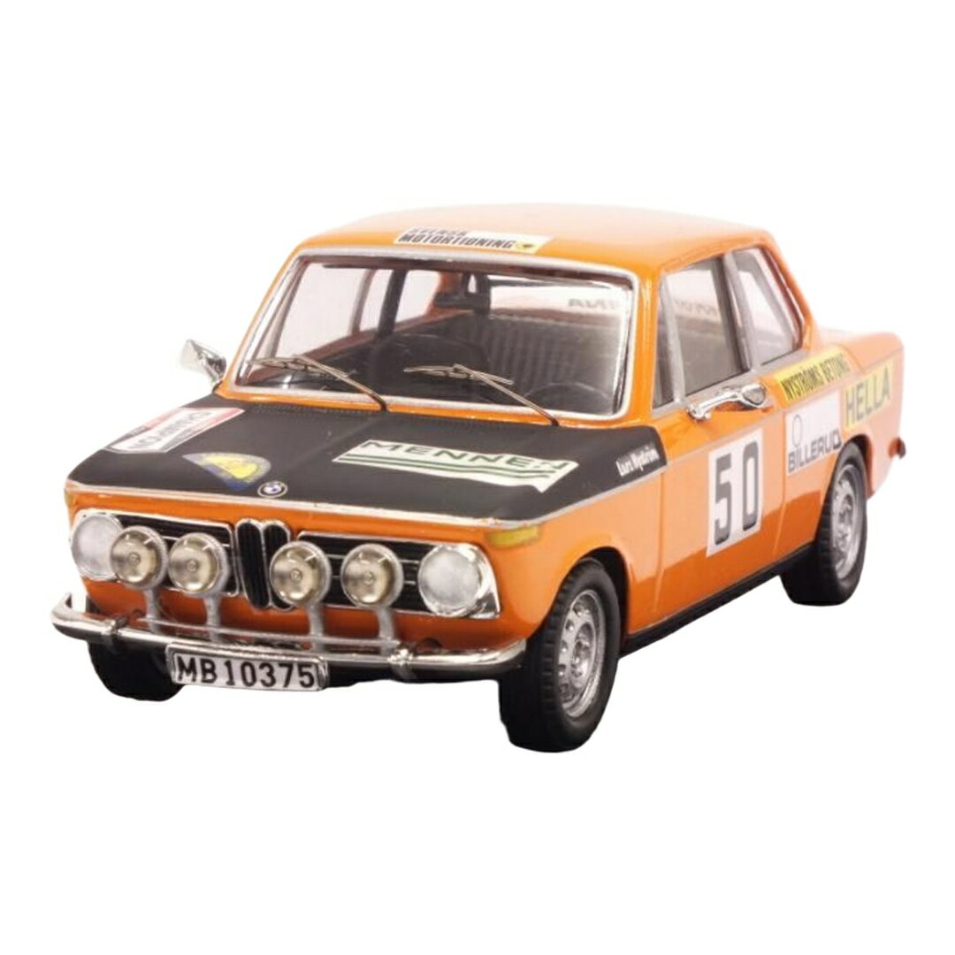BMW 2002 TI 50 ラリースウェーデン 1971 Nystrom オレンジ / TROFEU 1/43 ミニカー