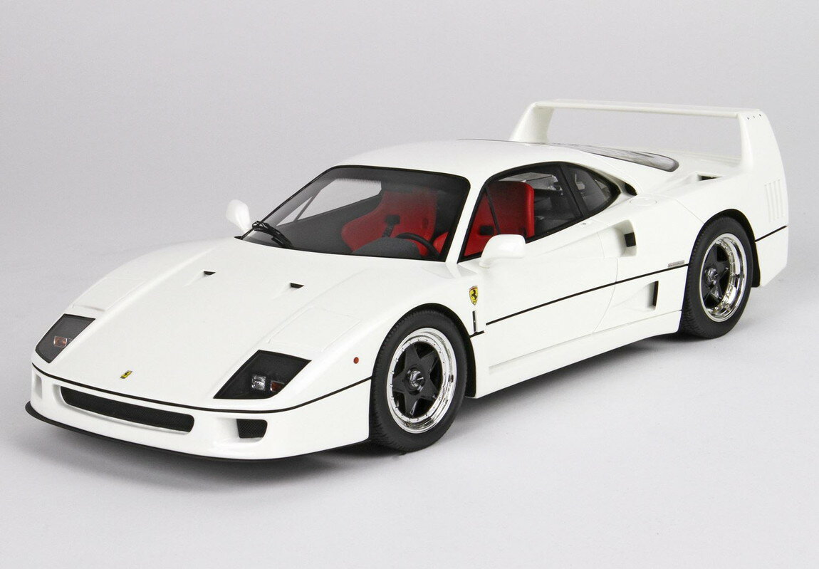 Ferrariフェラーリ F40 1987 Avus White seat red / BBR 1/43 ミニカー
