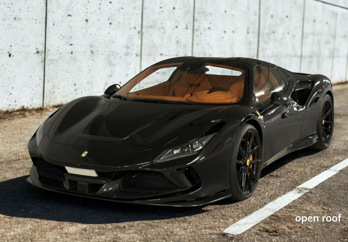Ferrariフェラーリ F8 Tributo spider nero ds / BBR 1/43 ミニカー
