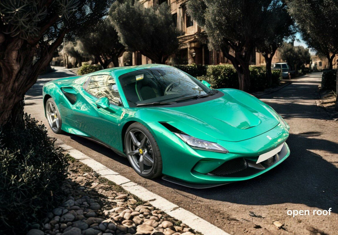 Ferrariフェラーリ F8 Tributo spider green jewel / BBR 1/43 ミニカー