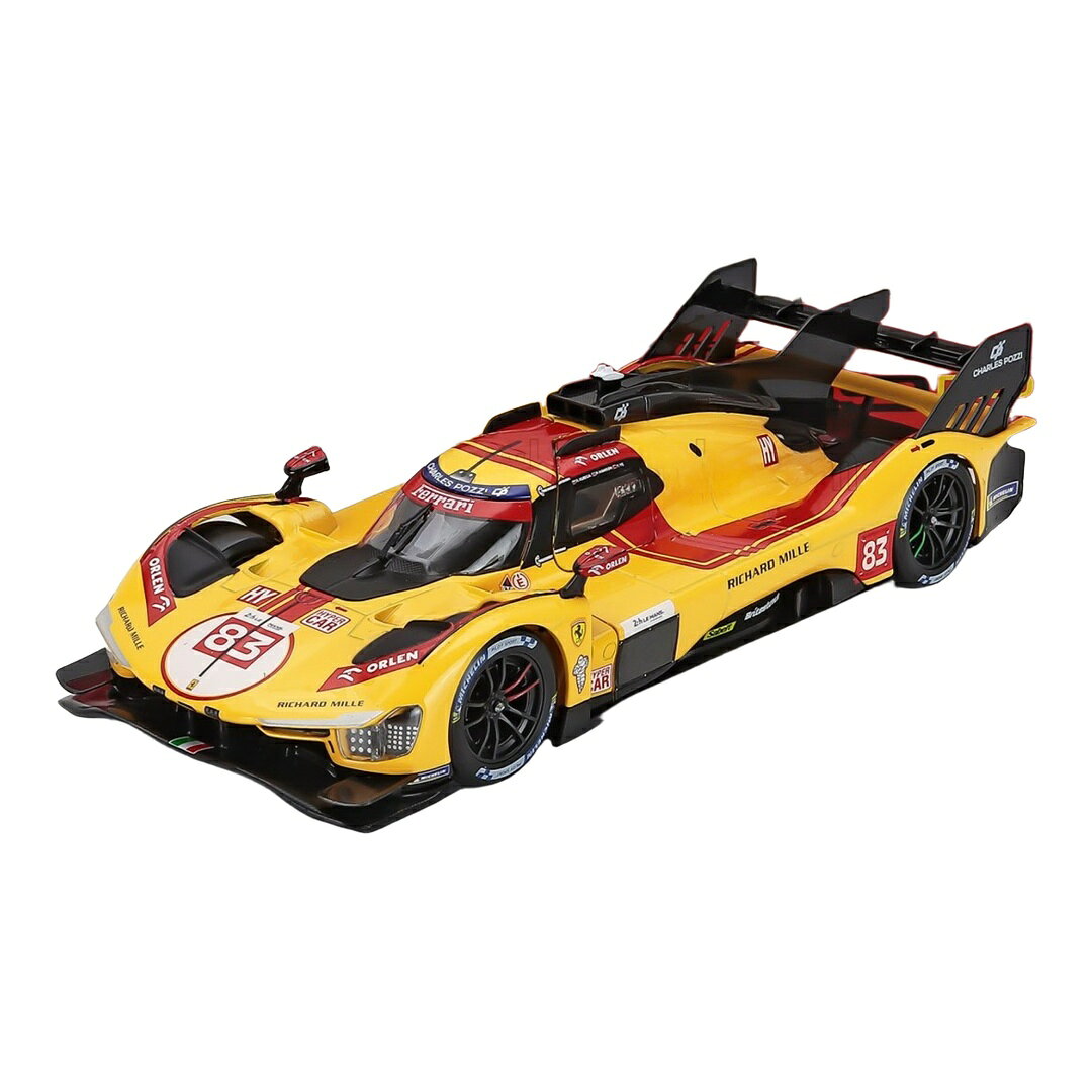 Ferrariフェラーリ 499P 3.0L ターボ V6 チームAFコルセ #83 24時間ルマン 2025 Robert Kubica Phil Hanson Yifei Ye / Bburago 1/24 ミニカー