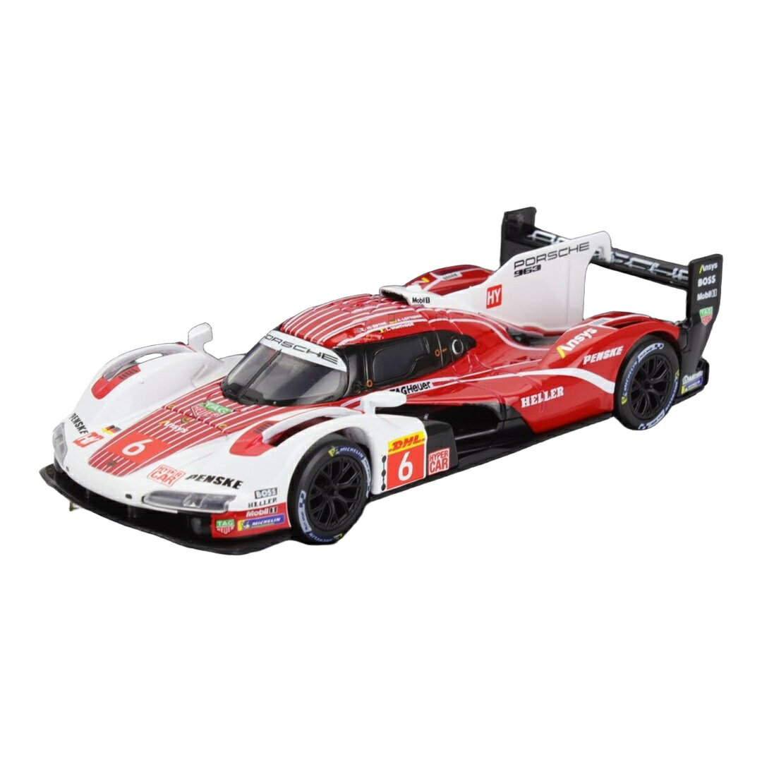 Porscheポルシェ 963 #6 チームポルシェペンスキーモータースポーツ 24時間ルマン 2024 Kevin Estre Andre Lotterer Laurens Va / Bburago 1/43 ミニカー