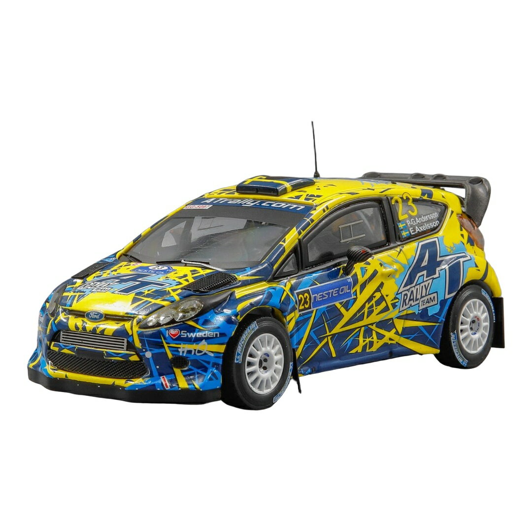 Fordフォード Fiesta RS WRC #23 Finnish Rally 2013 P-G. Andersson E. Axelsson ダイキャストモデル ミニカー /IXO 1/43