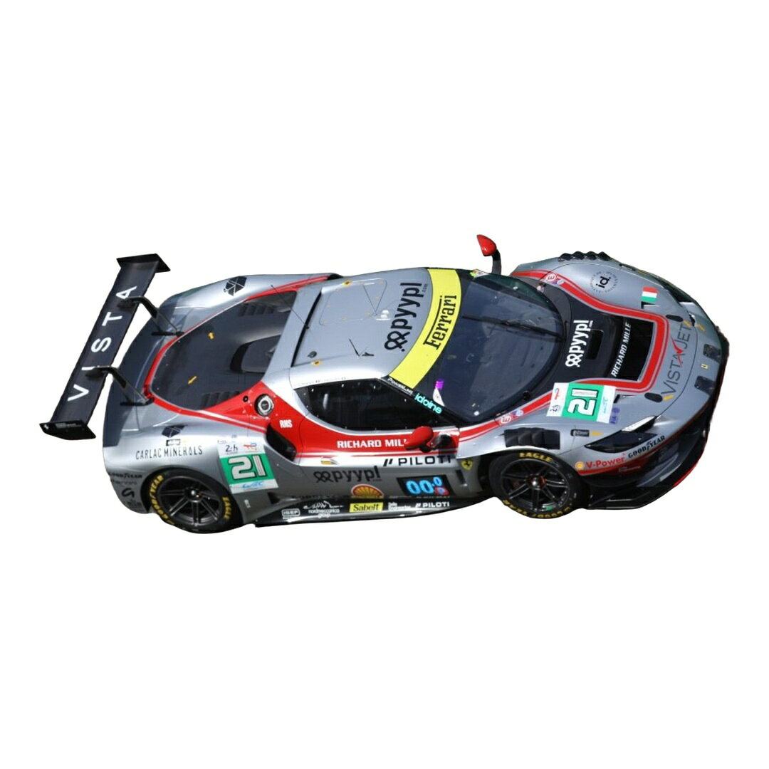 2026年発売予定 Ferrariフェラーリ 296 GT3 EVO #21 24時間ルマン 2026 A.Rovera S.Mann F.Heriau シルバー レッ / LOOKSMART 1/18 ミニカー