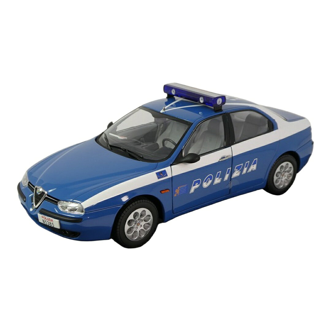 Alfa Romeoアルファロメオ 156 2.0 Twin Spark 1997 ポリスカー ブルー / MITICA 1/18 ミニカー