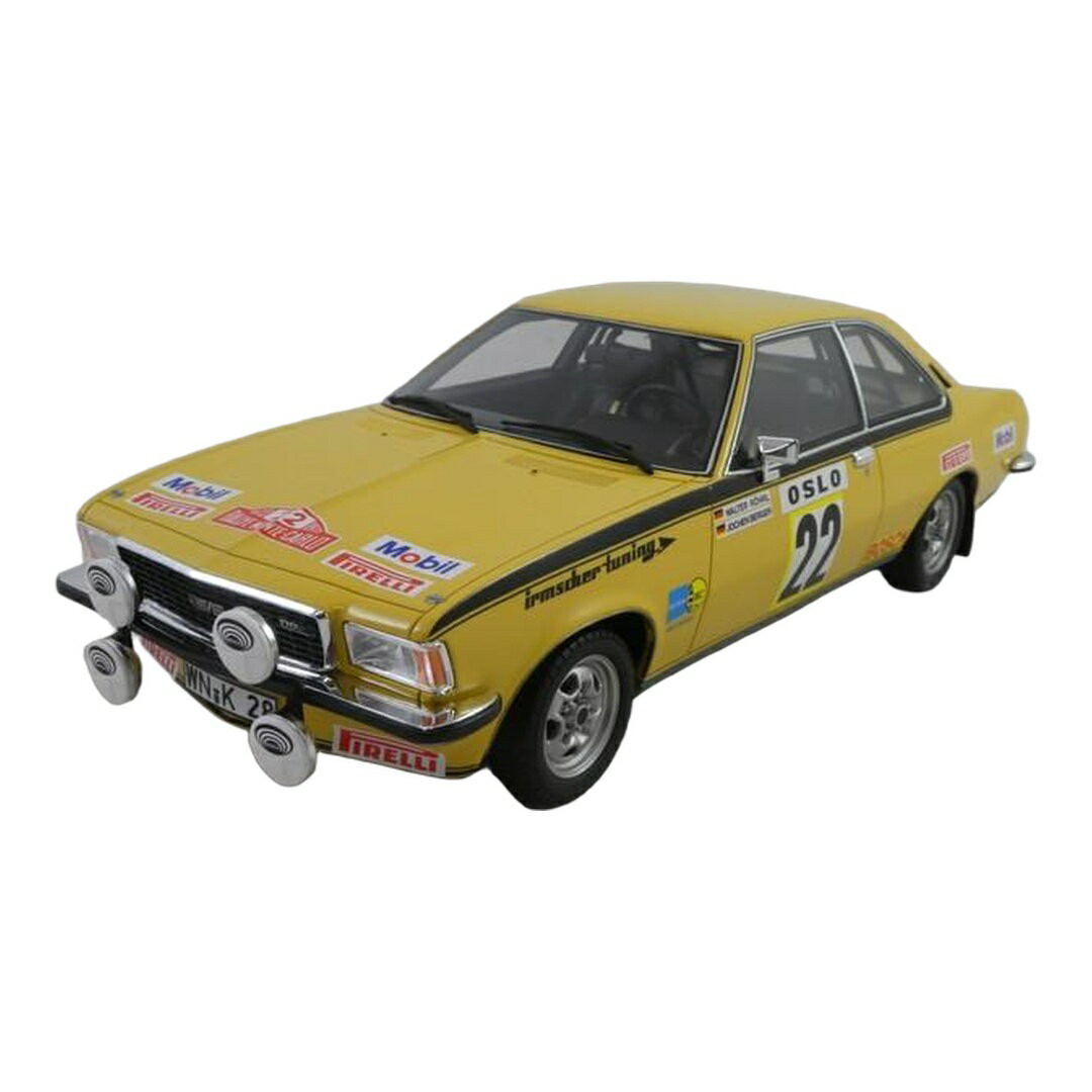 Opelオペル Commodoreコモドール GS/E 1973 イエロー #22 モンテカルロラリー / OTTO 1/18 ミニカー