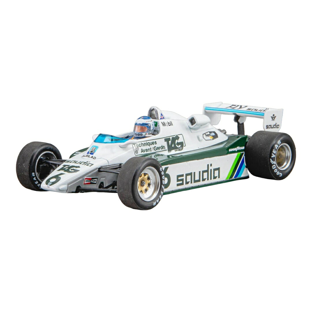 Williams FW08 F1 #6 3rd ドイツGP 1982 Keke Rosberg レジンモデル ミニカー /Spark 1/43