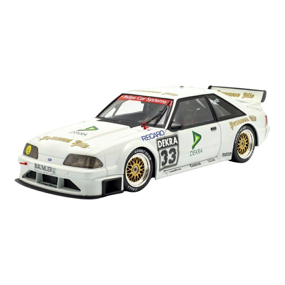 【予約】 Fordフォード Mustang 5.0 GT #33 DTM 1993 Gerd Ruch ホワイト / Werk83 1/18 ミニカー