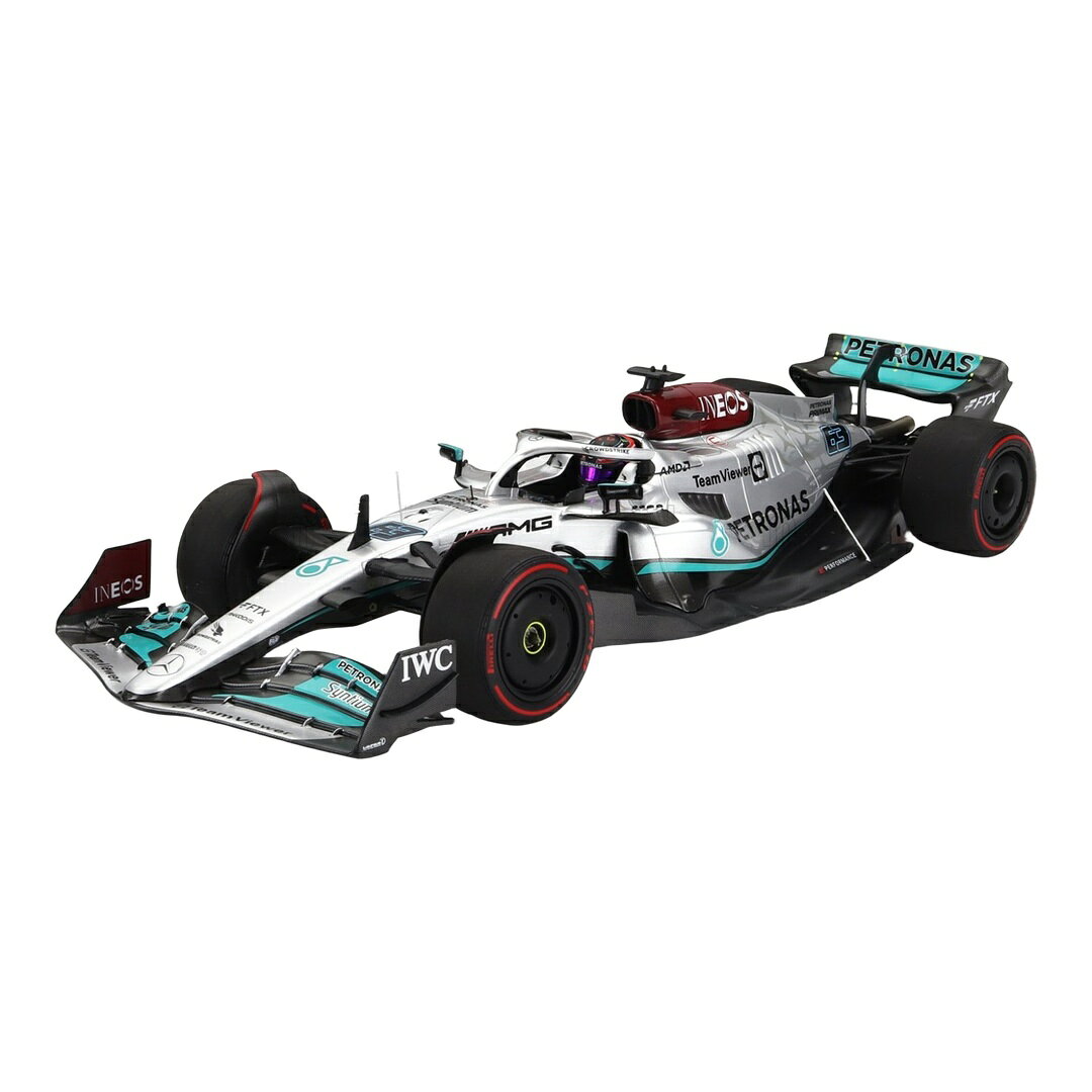Mercedes Benzメルセデスベンツ F1 W13E #63 George Russell 3位 オーストラリアGP 2022 シルバー/グリーン 333台限定 / MINICHAMPS 1/18 ミニカー