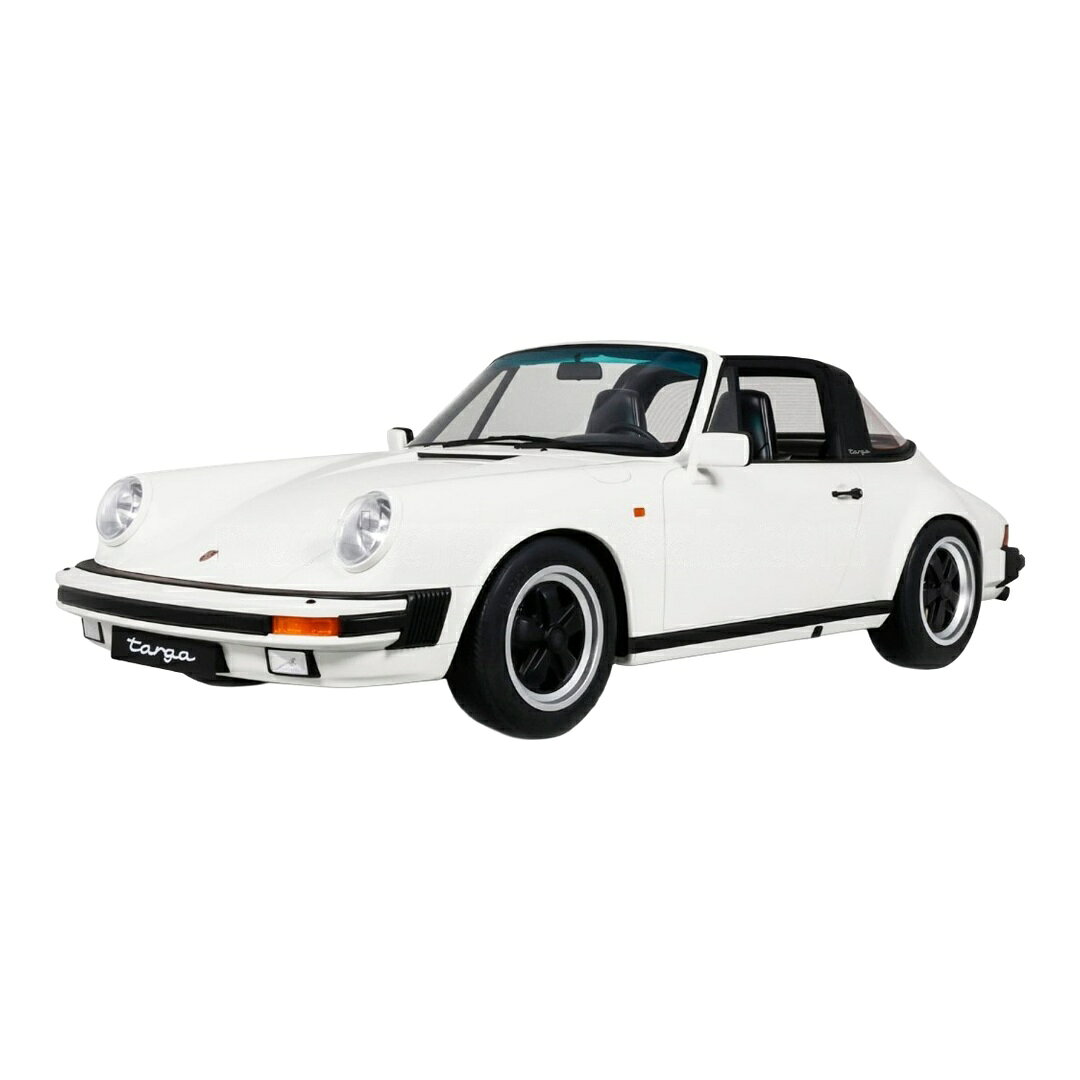 【予約】2026年発売予定 Porscheポルシェ 911 3.2 Targaタルガ 1984 ホワイト ショーケース付 EU圏内配送限定 / GT SPIRIT 1/8 ミニカー