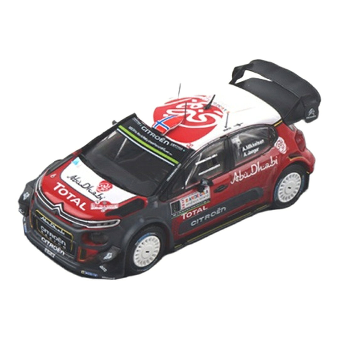 Citroenシトロエン C3 WRC #9 Rally Sardegna 2017 Mikkelsen/Synnevaag / IXO 1/43 ミニカー