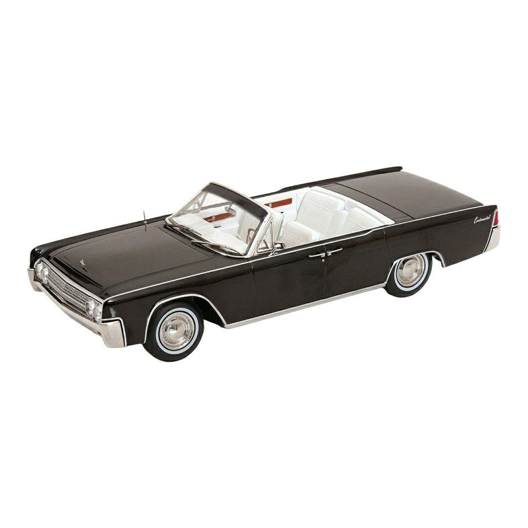【予約】2026年発売予定 Lincolnリンカーン Continentalコンチネンタル カブリオレ 1963 ブラック TVシリーズ バッドボーイズ映画仕様 / KK-SCALE 1/18 ミニカー