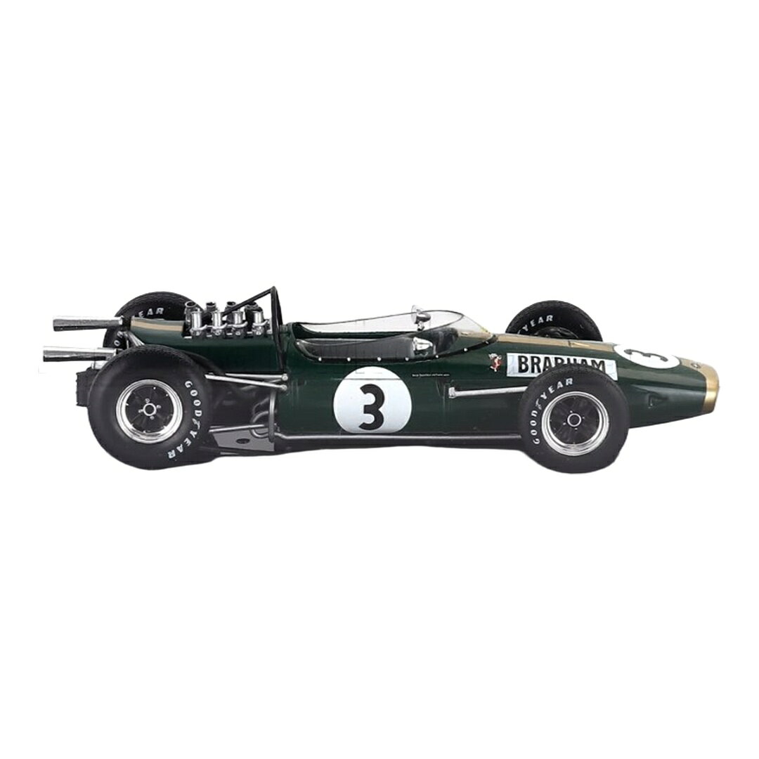  Brabhamブラバム BT19 #3 Jack Brabham 1966 グリーン ゴールド LEGGENDARIE AUTO DA CORSA LE GRANDI F / EDICOLA 1/24 ミニカー