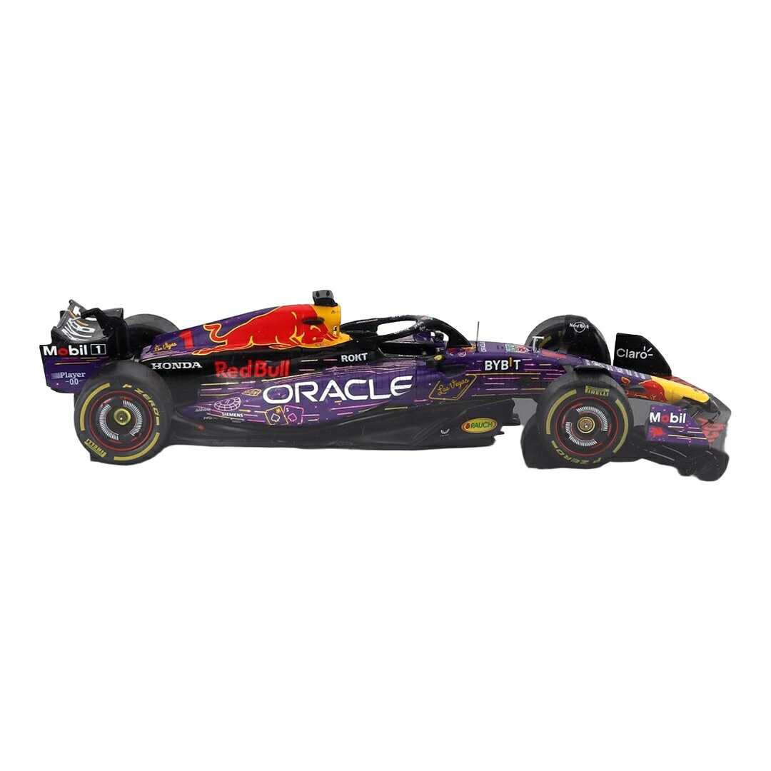 【予約】 Hondaホンダ Red Bullレッドブル RB19 #1 Max Verstappen ラスベガスGP 2023 パープル / EDICOLA 1/24 ミニカー