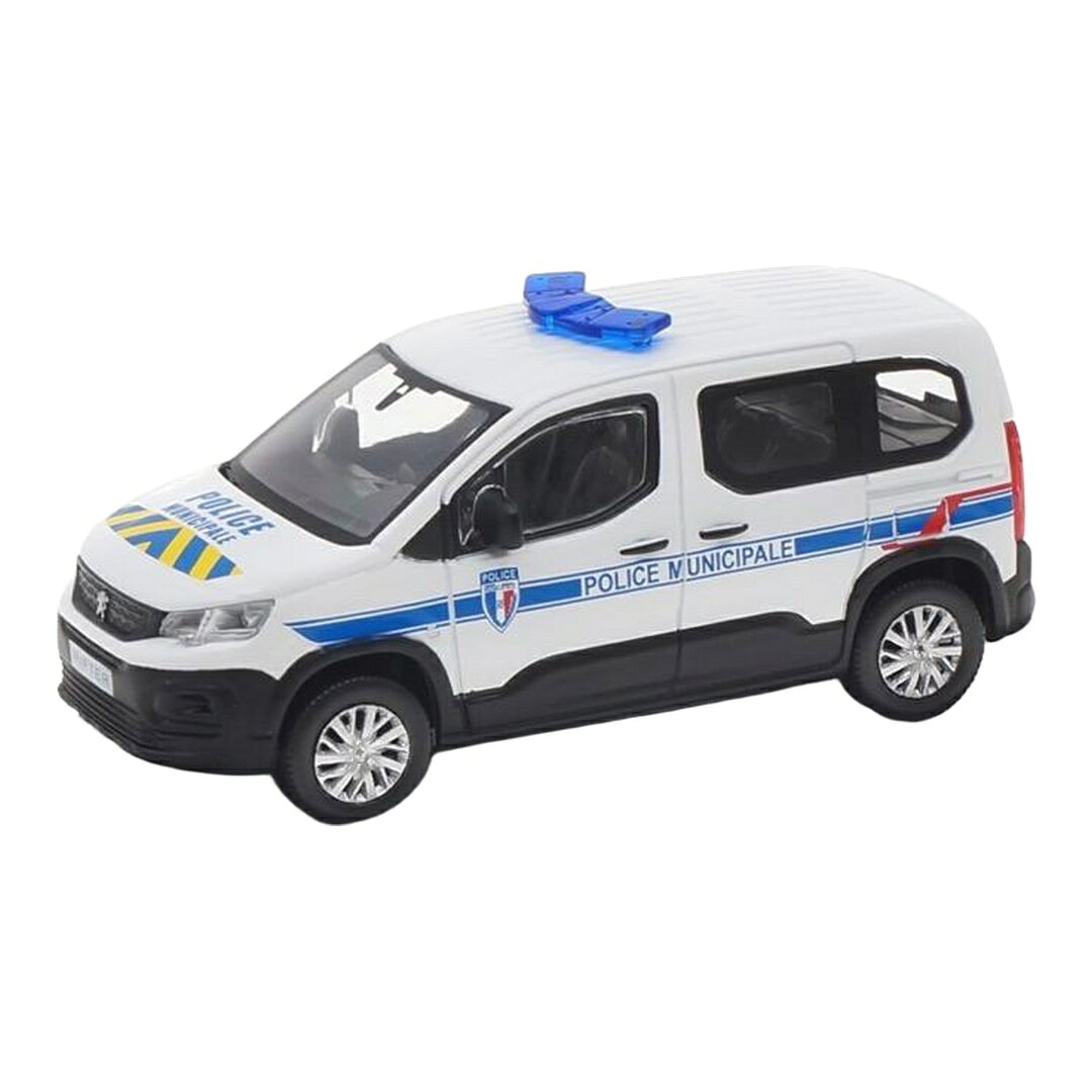 Peugeotプジョー Rifter 2019 Police Municipale ホワイト/ブルー/イエロー / Norev 1/43 ミニカー