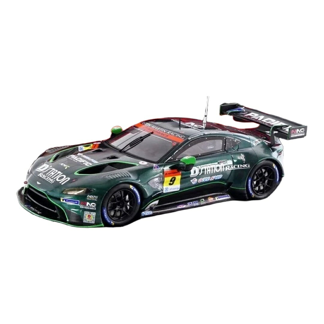 アストンマーティン ヴァンテージ GT3 #9 PACIFIC D'station スーパーGT 2020 グリーン / Spark 1/43 ミニカー