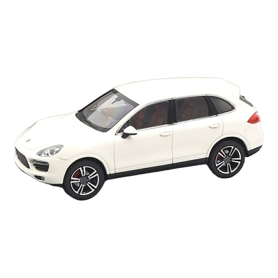 Porscheポルシェ Cayenne Turbo S ホワイト ポルシェディーラーモデル / MINICHAMPS 1/43 ミニカー
