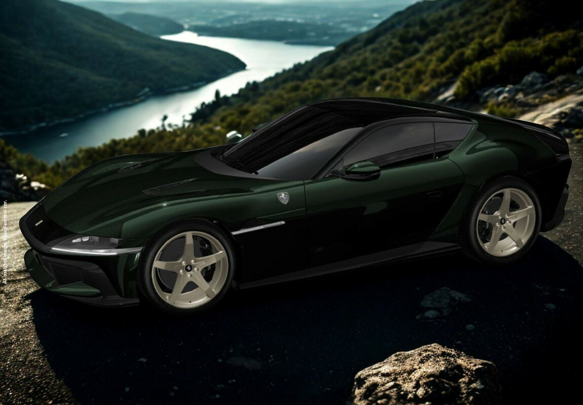 【予約】Ferrariフェラーリ 12Cilindri Manuale Verde Zeltweg Panoramic Roof / BBR 1/18 ミニカー